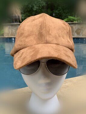 Free People Williamsburg Adjustable Faux Suede Baseball Cap